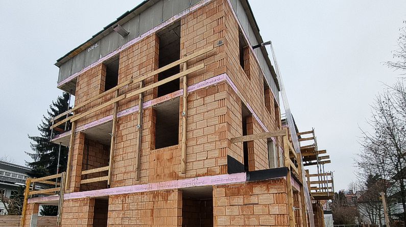 Rohbaufertigstellung Heinrich-Casper-Gasse 25b