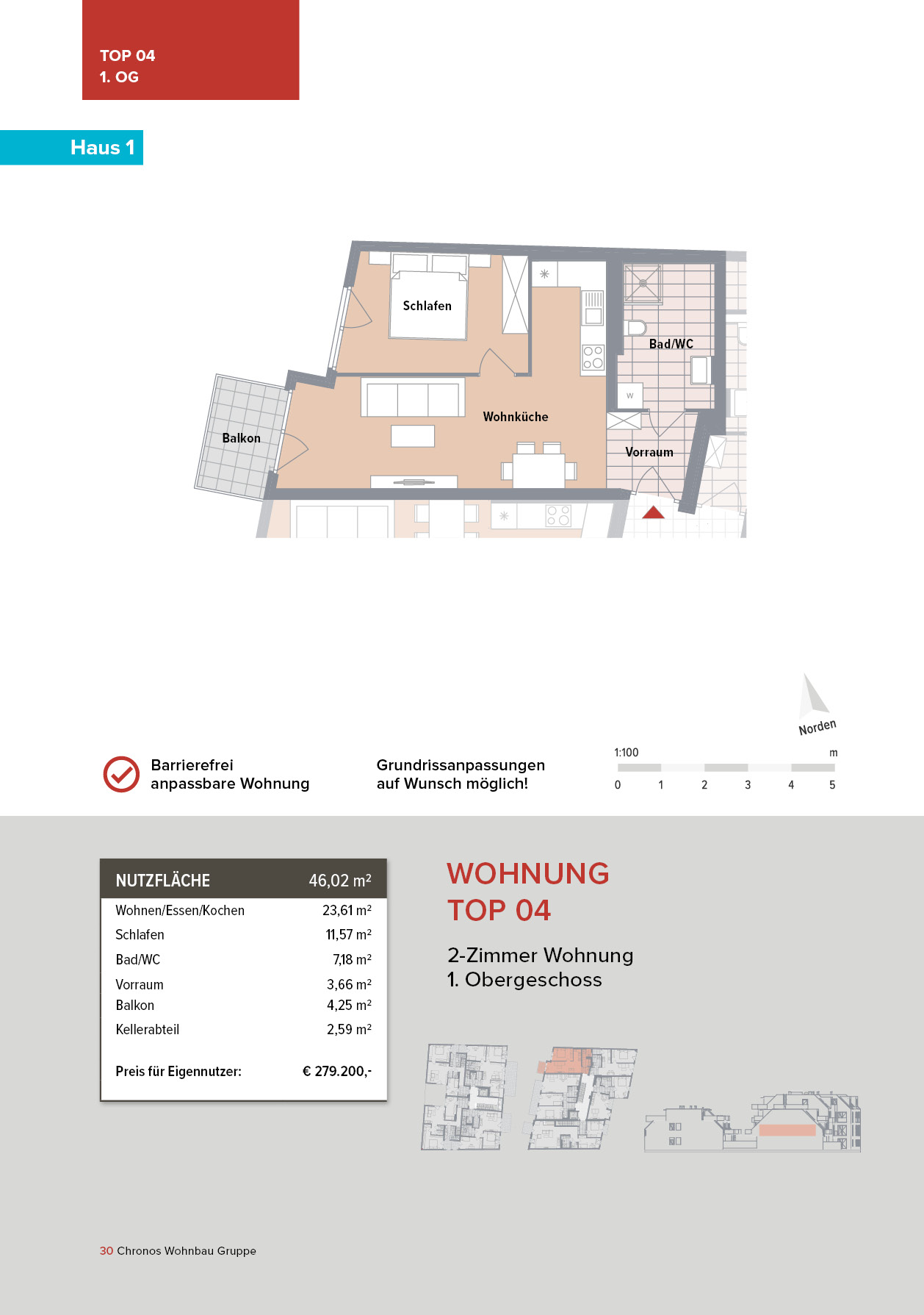 Top 04 (Haus 1) - Canavesegasse 4, Wien-Liesing