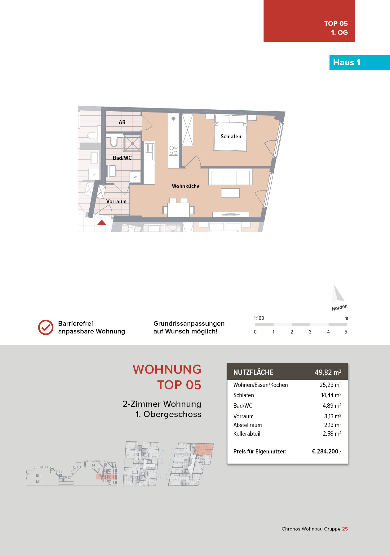 Top 05 (Haus 1) - Canavesegasse 4, Wien-Liesing