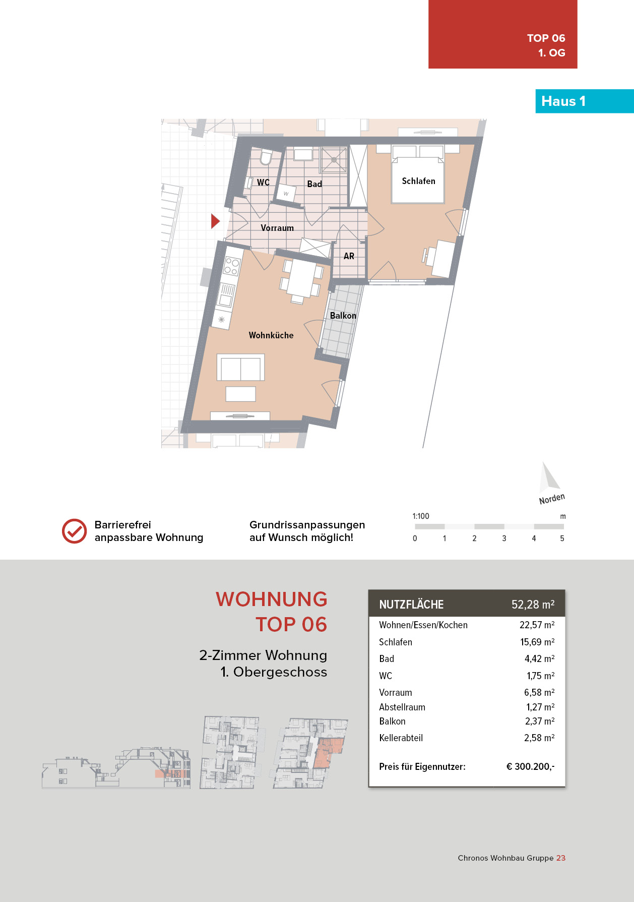 Top 06 (Haus 1) - Canavesegasse 4, Wien-Liesing